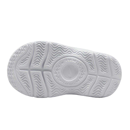 Grey-White - Side - Nike Baby Flex Runner 3 Leather Shoes
