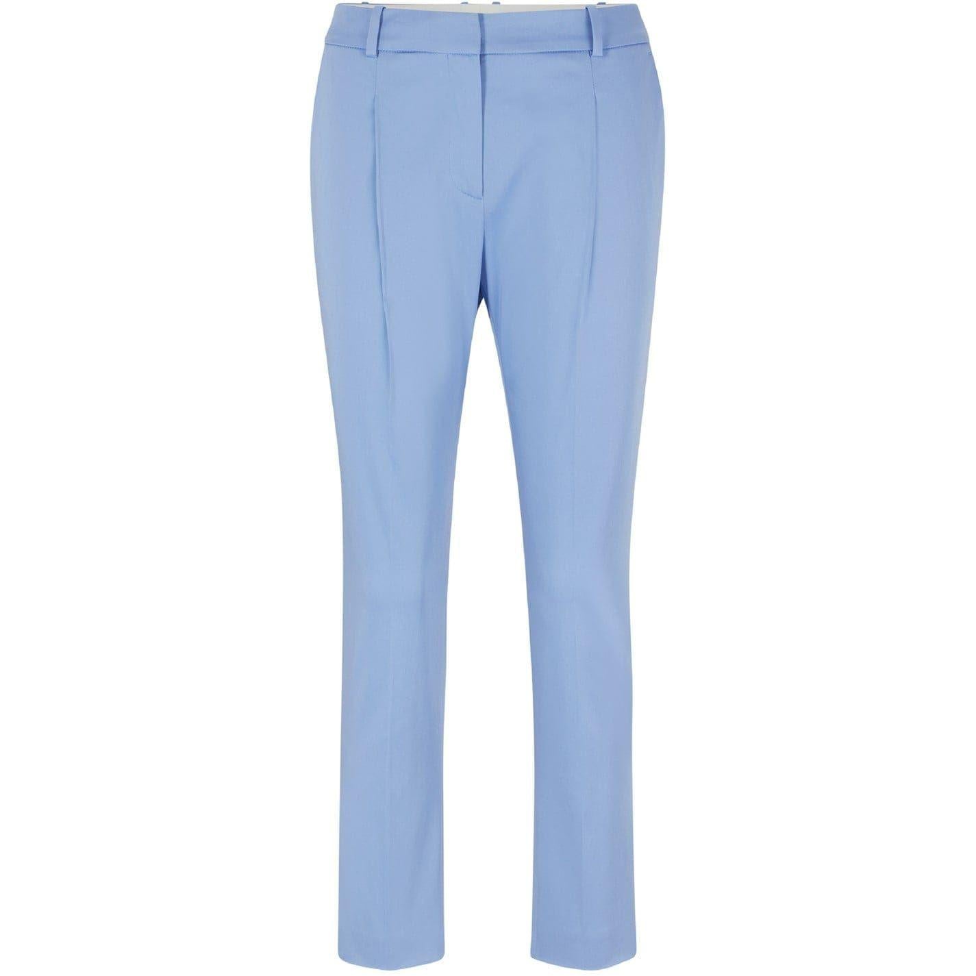 Blue - Front - Boss Womens-Ladies Tetida Trousers