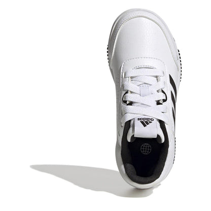 White-Black - Pack Shot - Adidas Childrens-Kids Tensaur Sport 2.0 Trainers