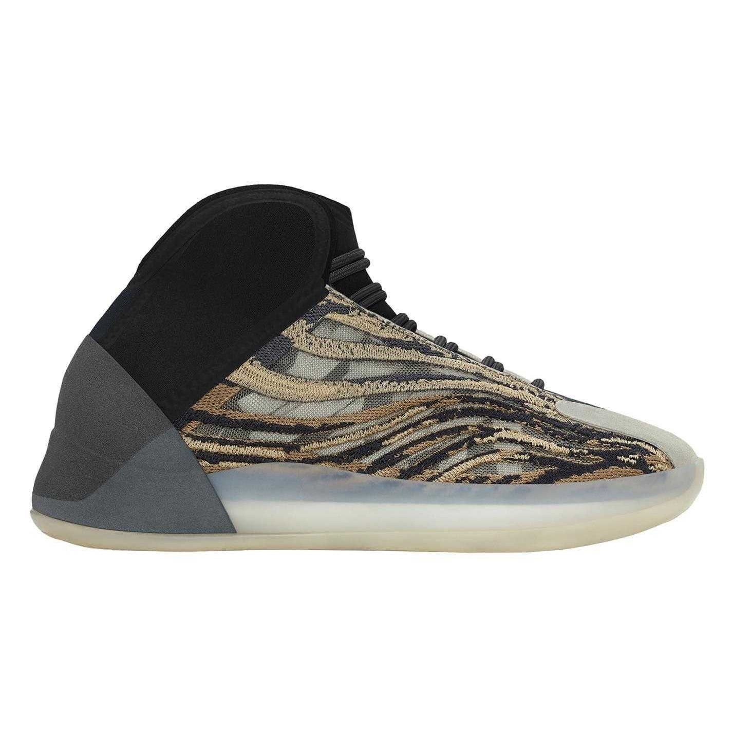 Amber-Tint - Front - Yeezy Mens Quantum Amber Suede Shoes