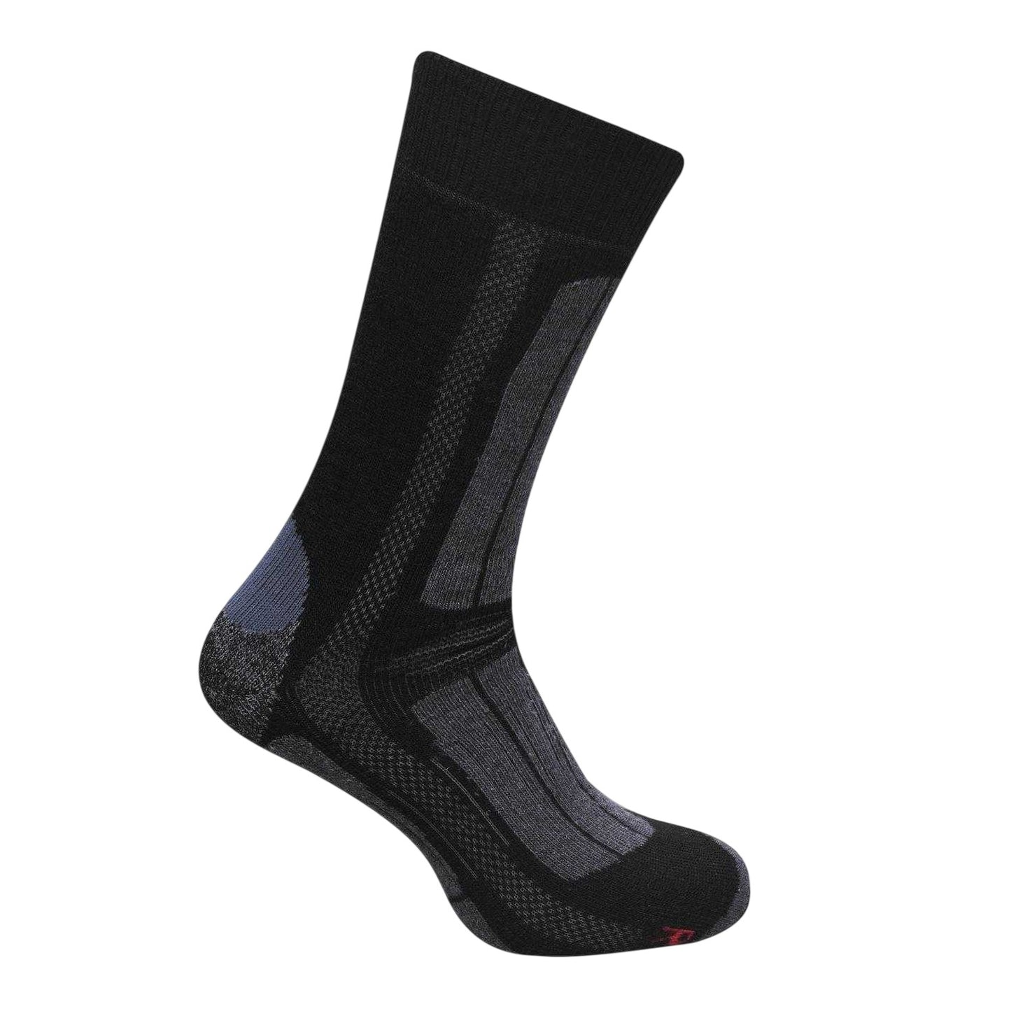 Black - Back - Karrimor Mens Trekking Socks (Pack of 2)