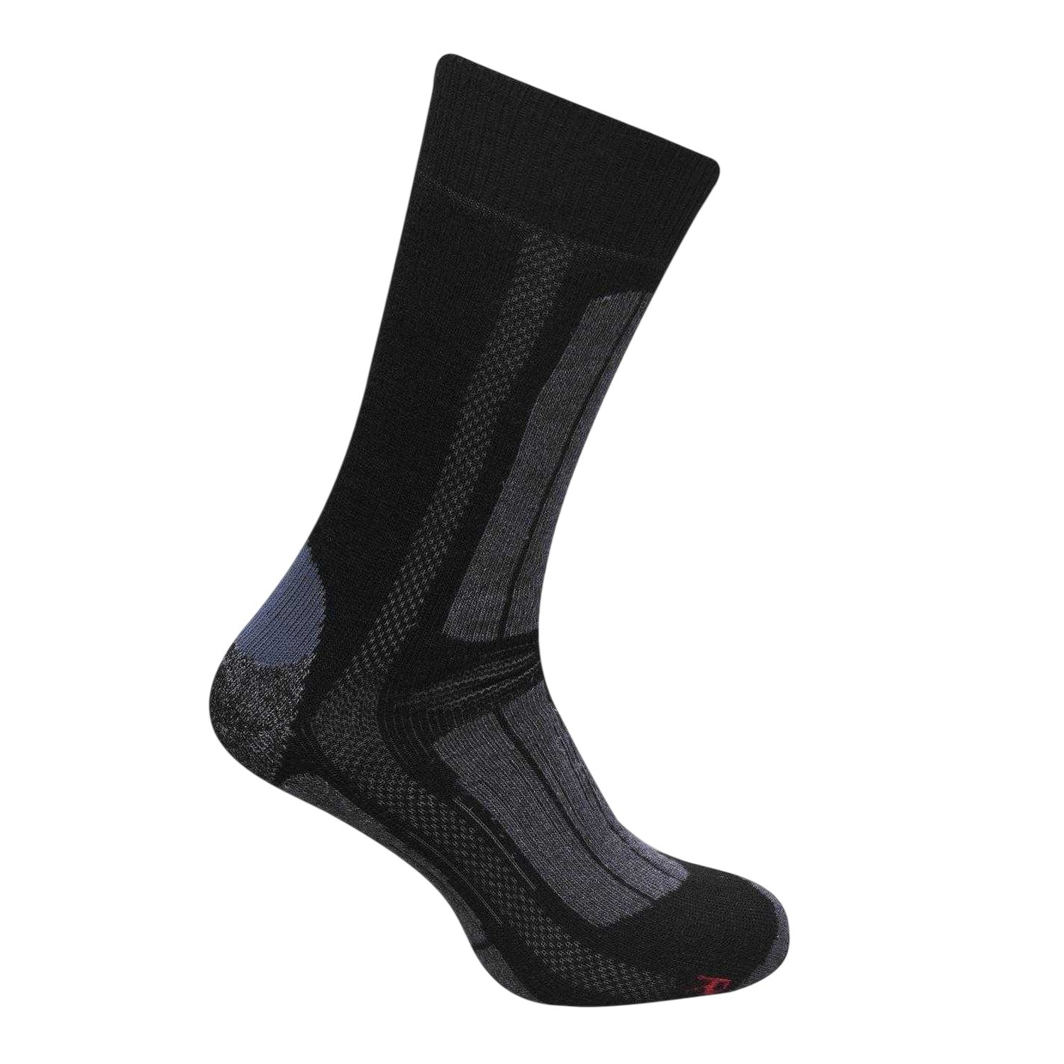 Black - Back - Karrimor Mens Trekking Socks (Pack of 2)