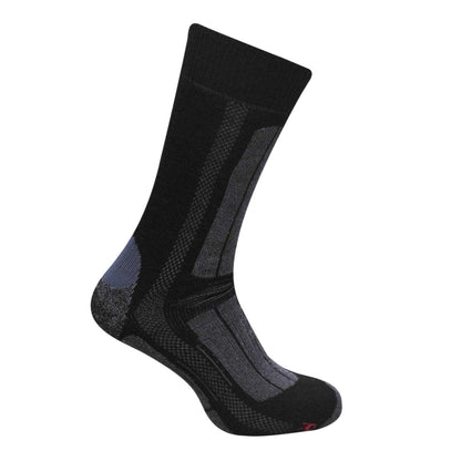 Black - Back - Karrimor Mens Trekking Socks (Pack of 2)