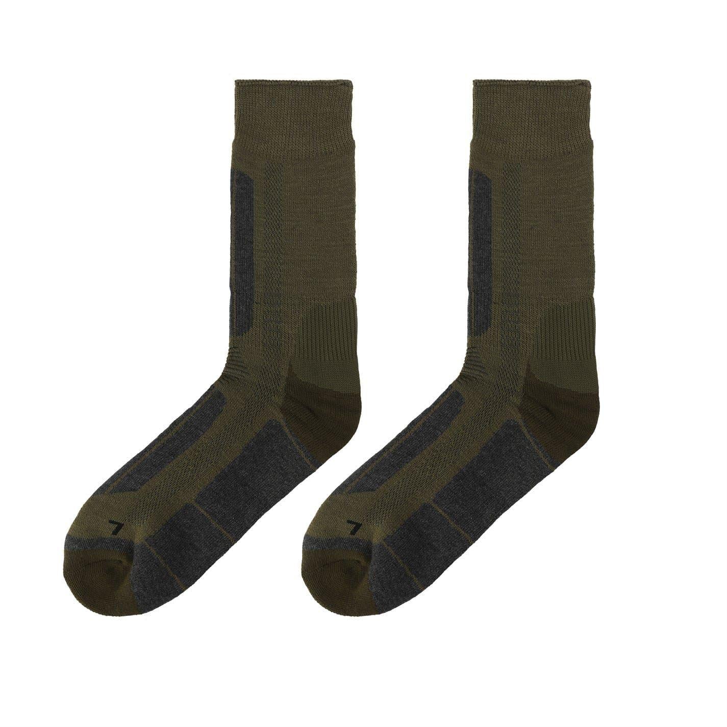 Khaki Green - Front - Karrimor Mens Trekking Socks (Pack of 2)