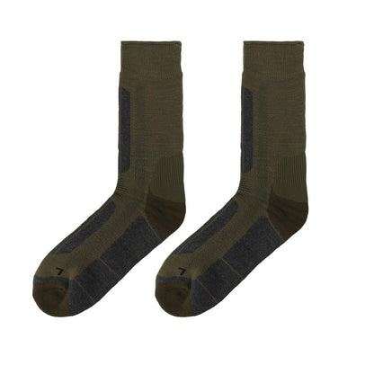 Khaki Green - Front - Karrimor Mens Trekking Socks (Pack of 2)