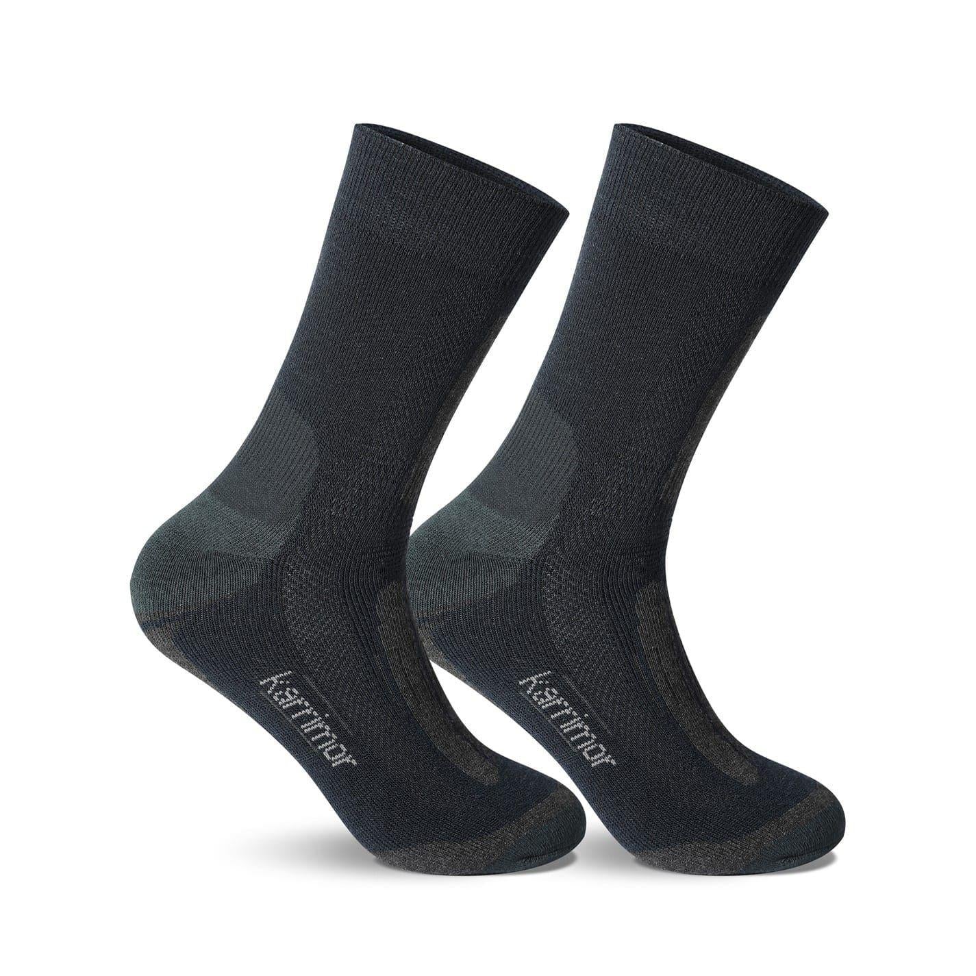 Navy - Front - Karrimor Mens Trekking Socks (Pack of 2)