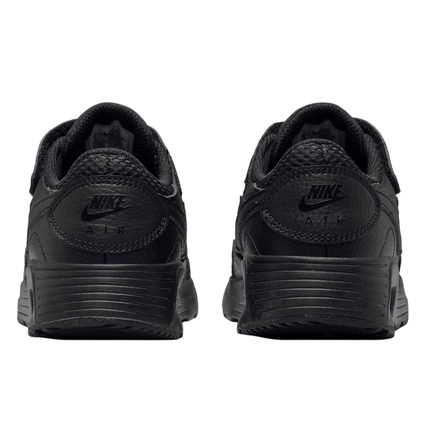 Triple Black - Back - Nike Childrens-Kids Air Max SC Leather Trainers