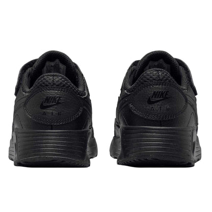 Triple Black - Back - Nike Childrens-Kids Air Max SC Leather Trainers