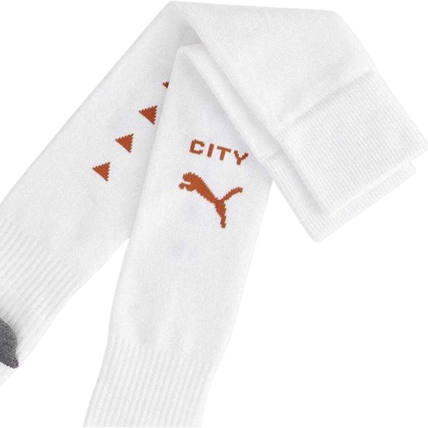 Puma White - Back - Puma Childrens-Kids Replica Manchester City FC Football Socks