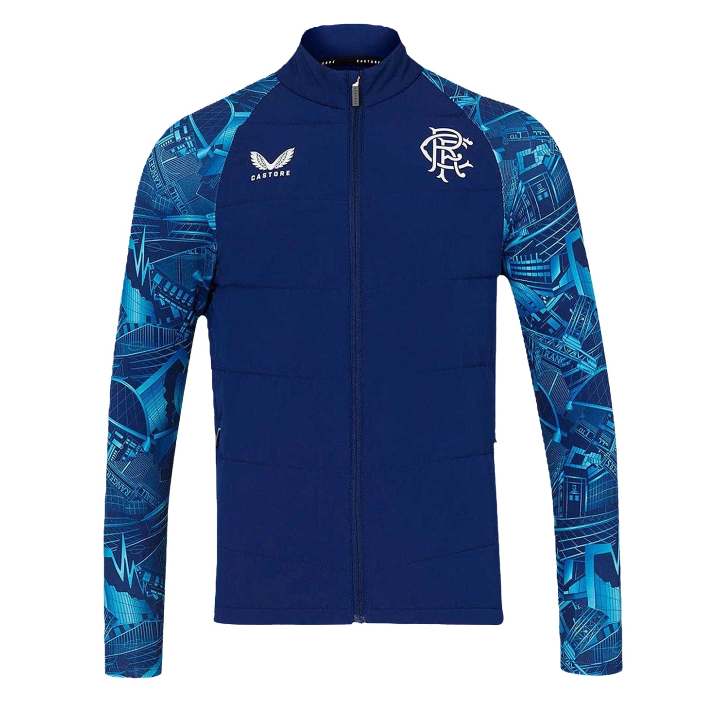 Blue Depth - Front - Castore Mens 2023-2024 Rangers FC Jacket