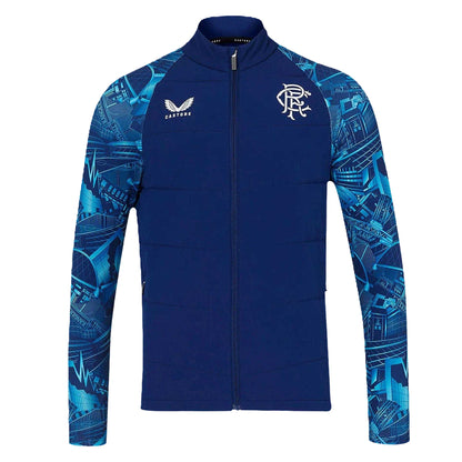 Blue Depth - Front - Castore Mens 2023-2024 Rangers FC Jacket