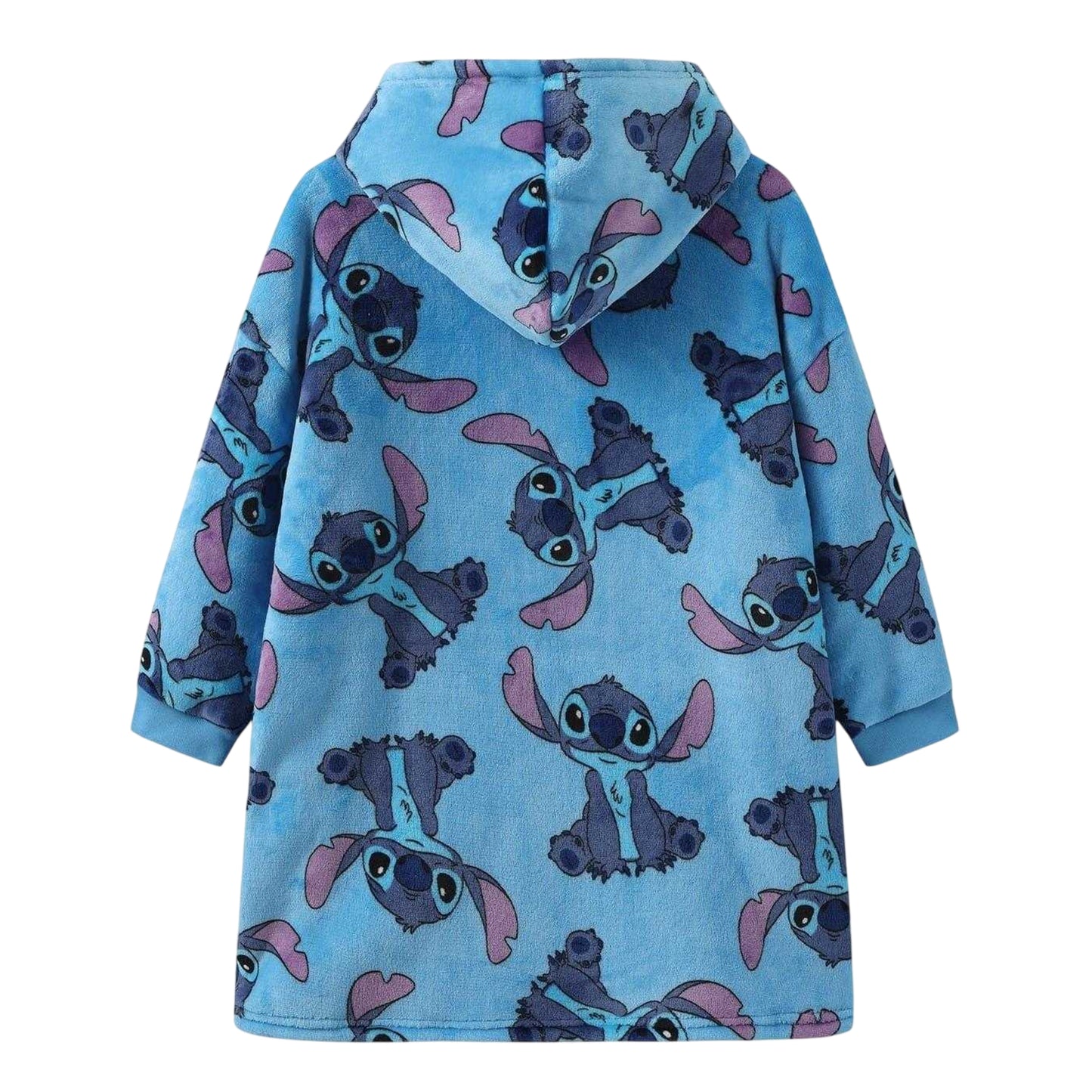 Blue - Back - Lilo & Stitch Childrens-Kids Stitch Hoodie