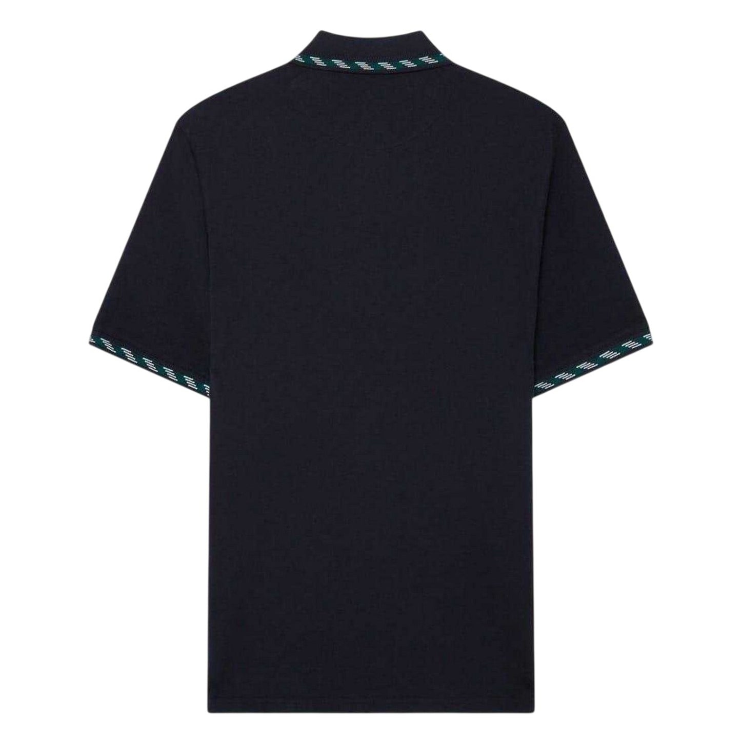 Navy - Back - Ted Baker Mens Jacquard Short-Sleeved Polo Shirt
