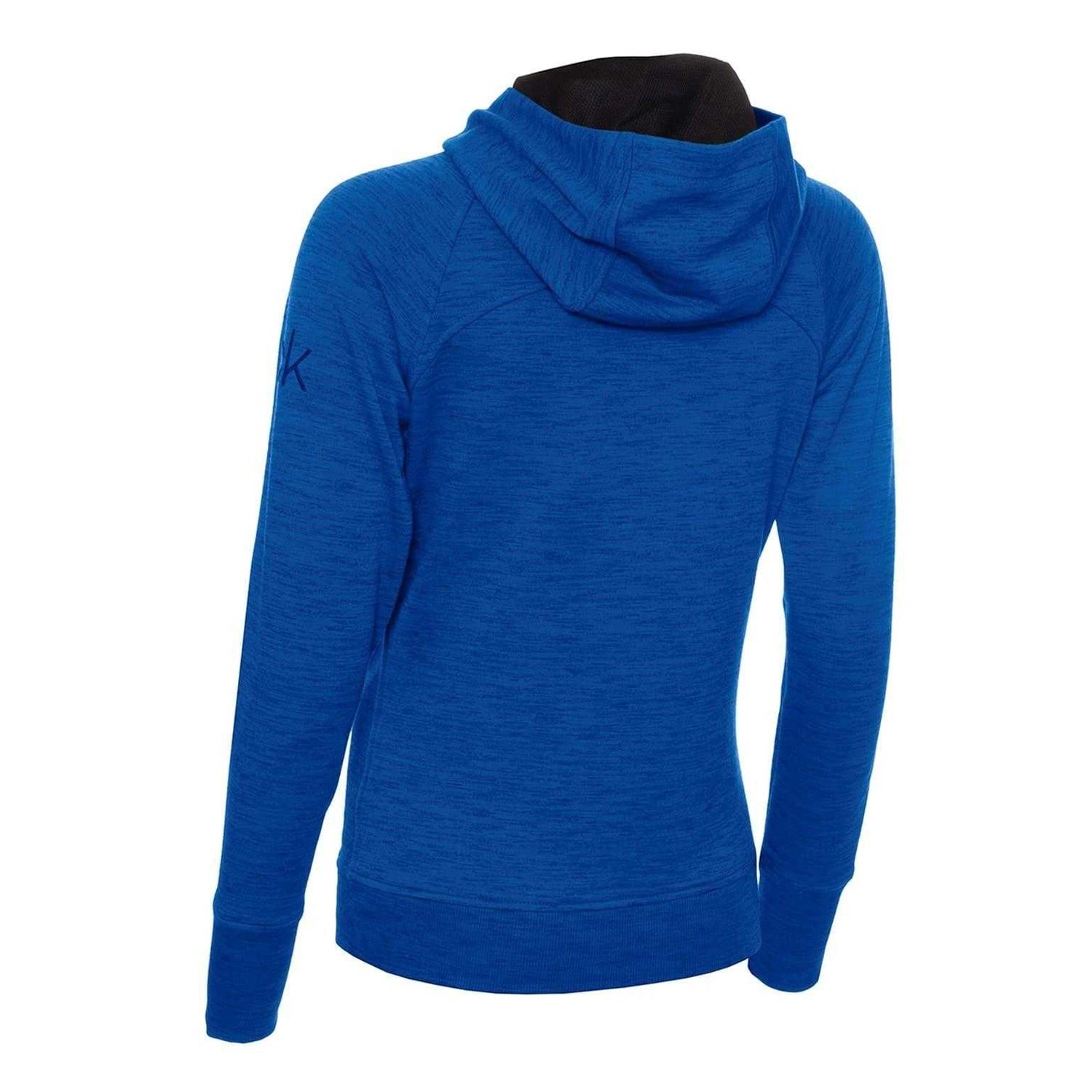 Yale Blue - Back - Calvin Klein Womens-Ladies Raglan Full Zip Hoodie