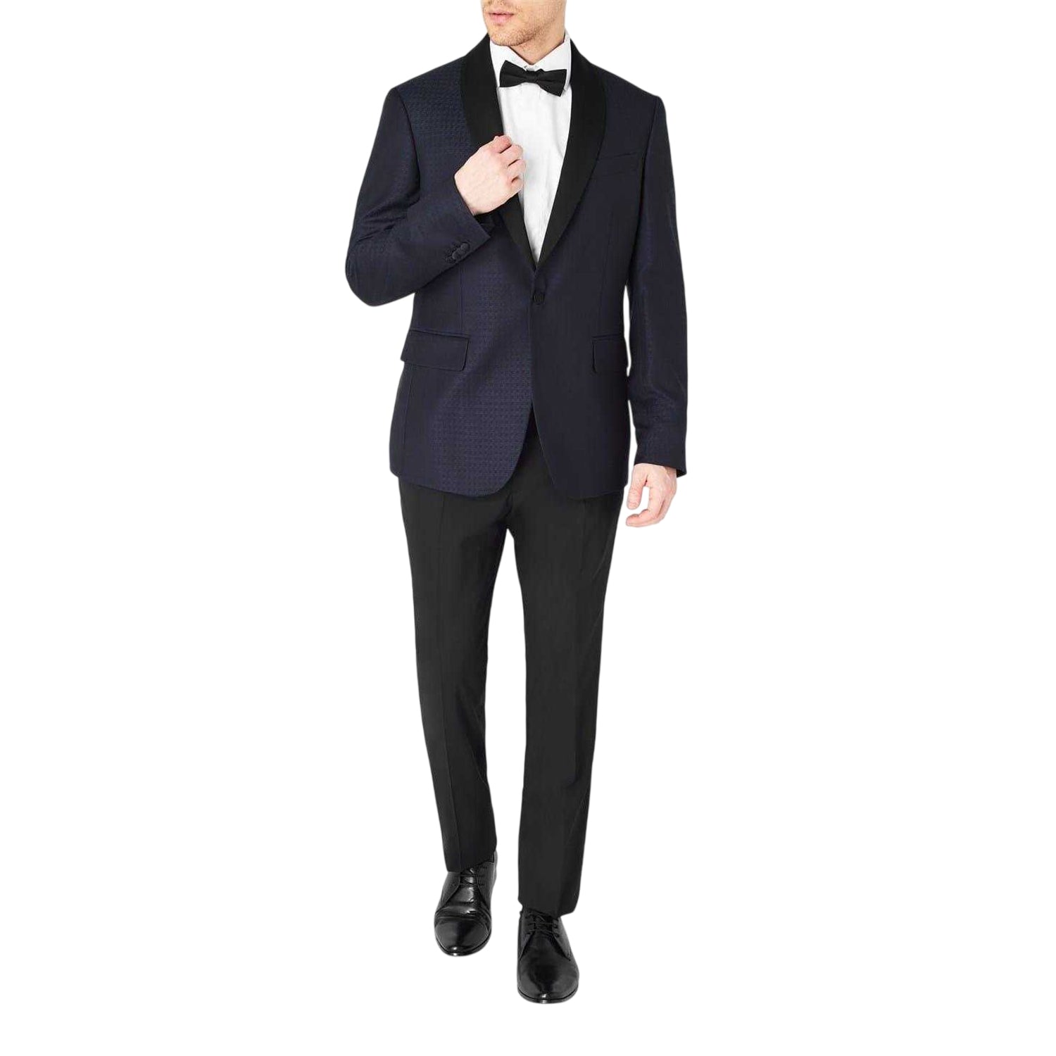 White - Lifestyle - Haines and Bonner Mens Tailored Long-Sleeved Shirt