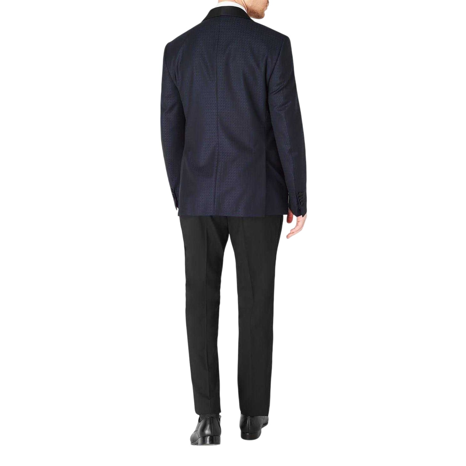 White - Pack Shot - Haines and Bonner Mens Tailored Long-Sleeved Shirt