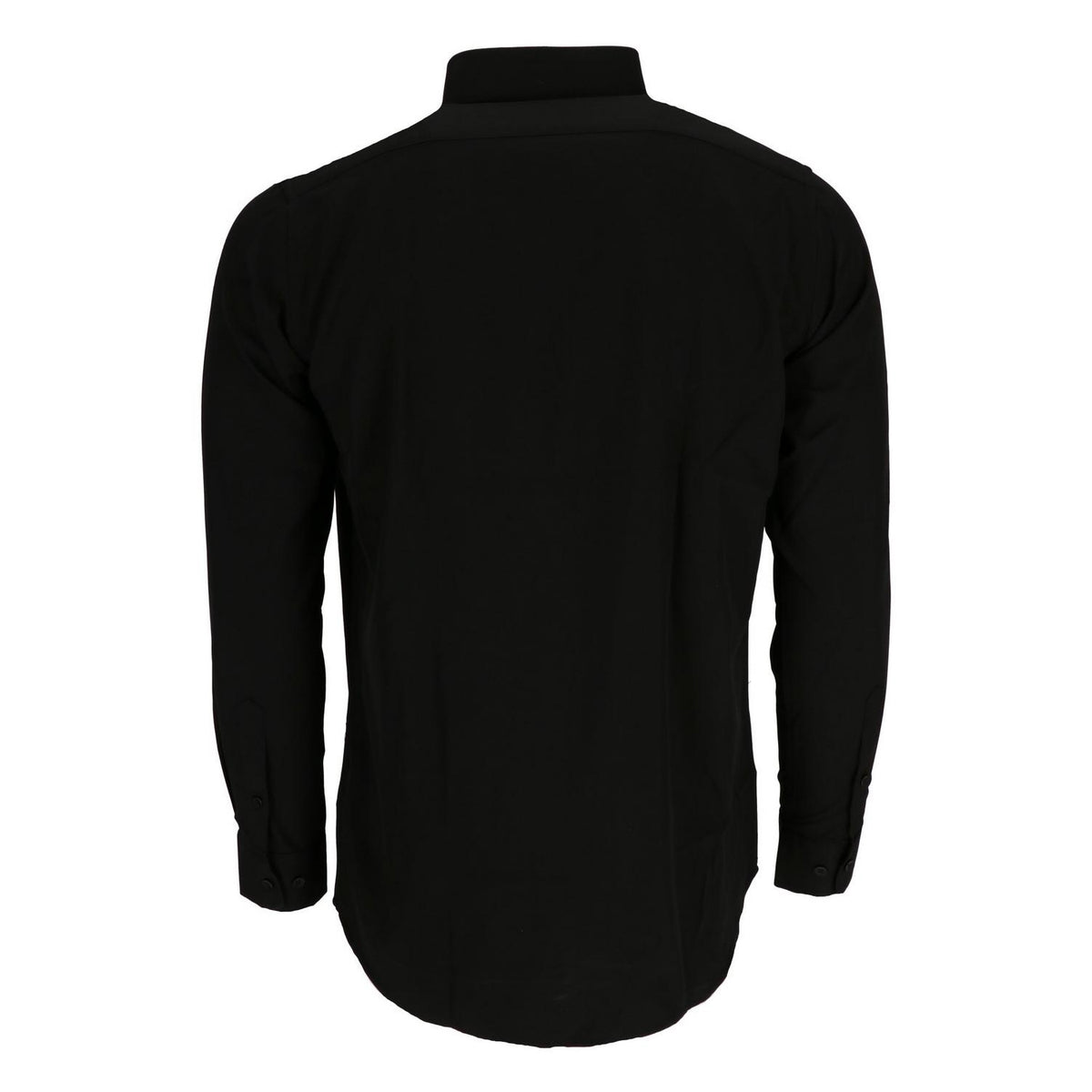 Black - Back - Scotch And Soda Mens Oxford Long-Sleeved Shirt