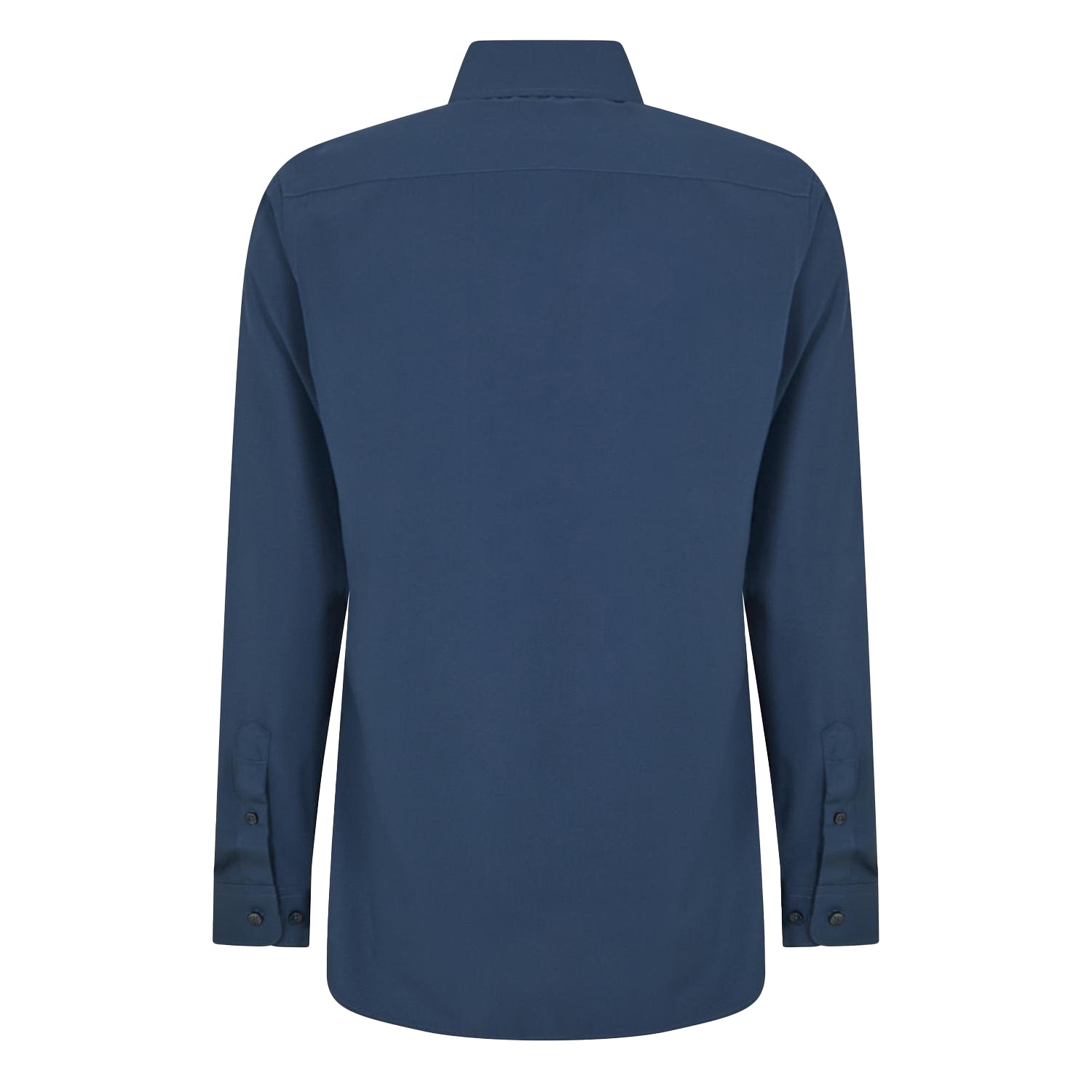 Navy - Back - Scotch And Soda Mens Oxford Long-Sleeved Shirt
