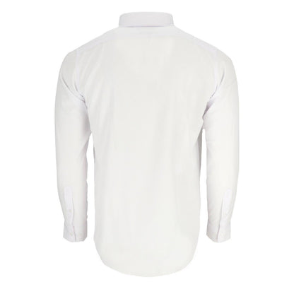 White - Back - Scotch And Soda Mens Oxford Long-Sleeved Shirt