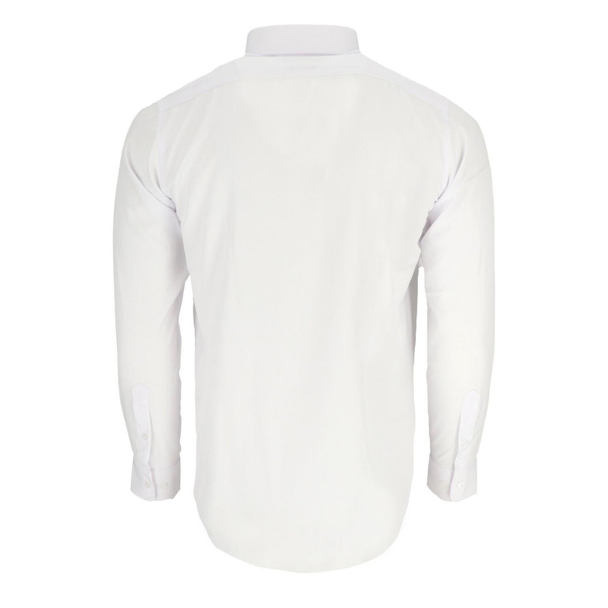 White - Back - Scotch And Soda Mens Oxford Long-Sleeved Shirt