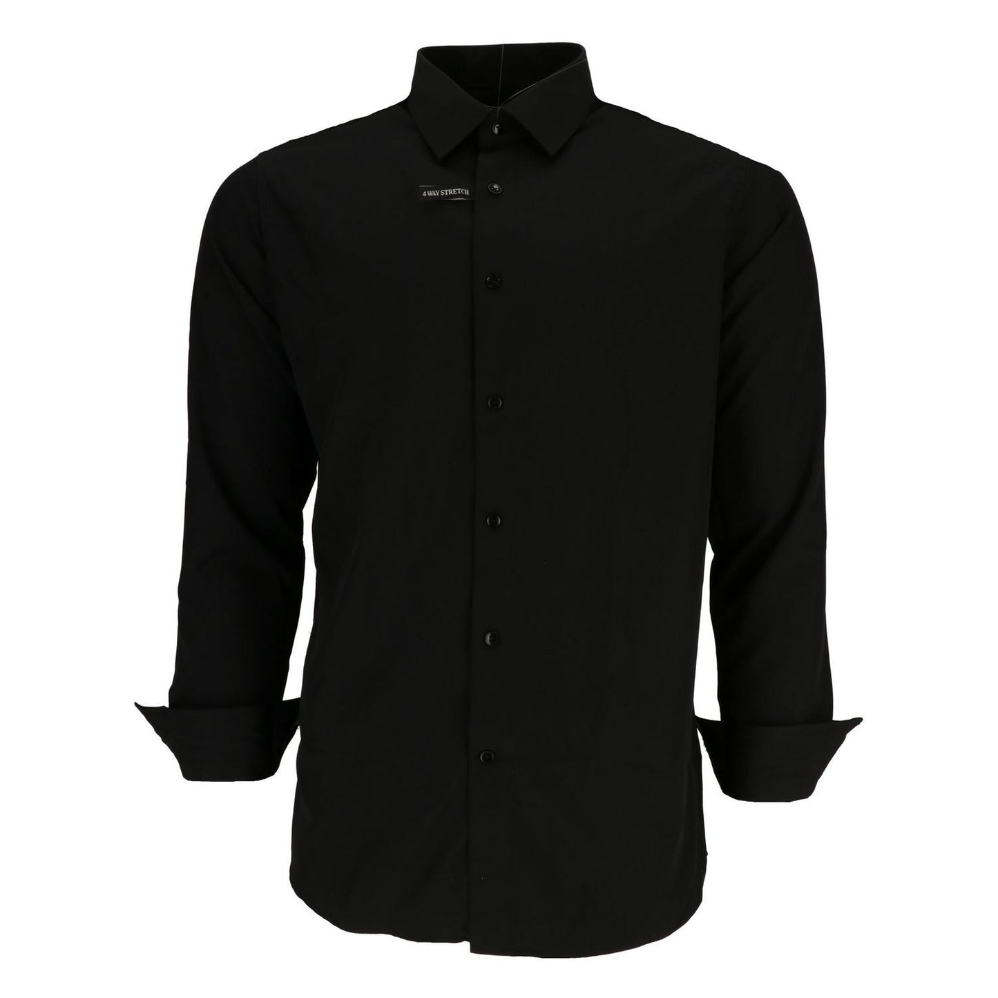 Black - Front - Scotch And Soda Mens Oxford Long-Sleeved Shirt
