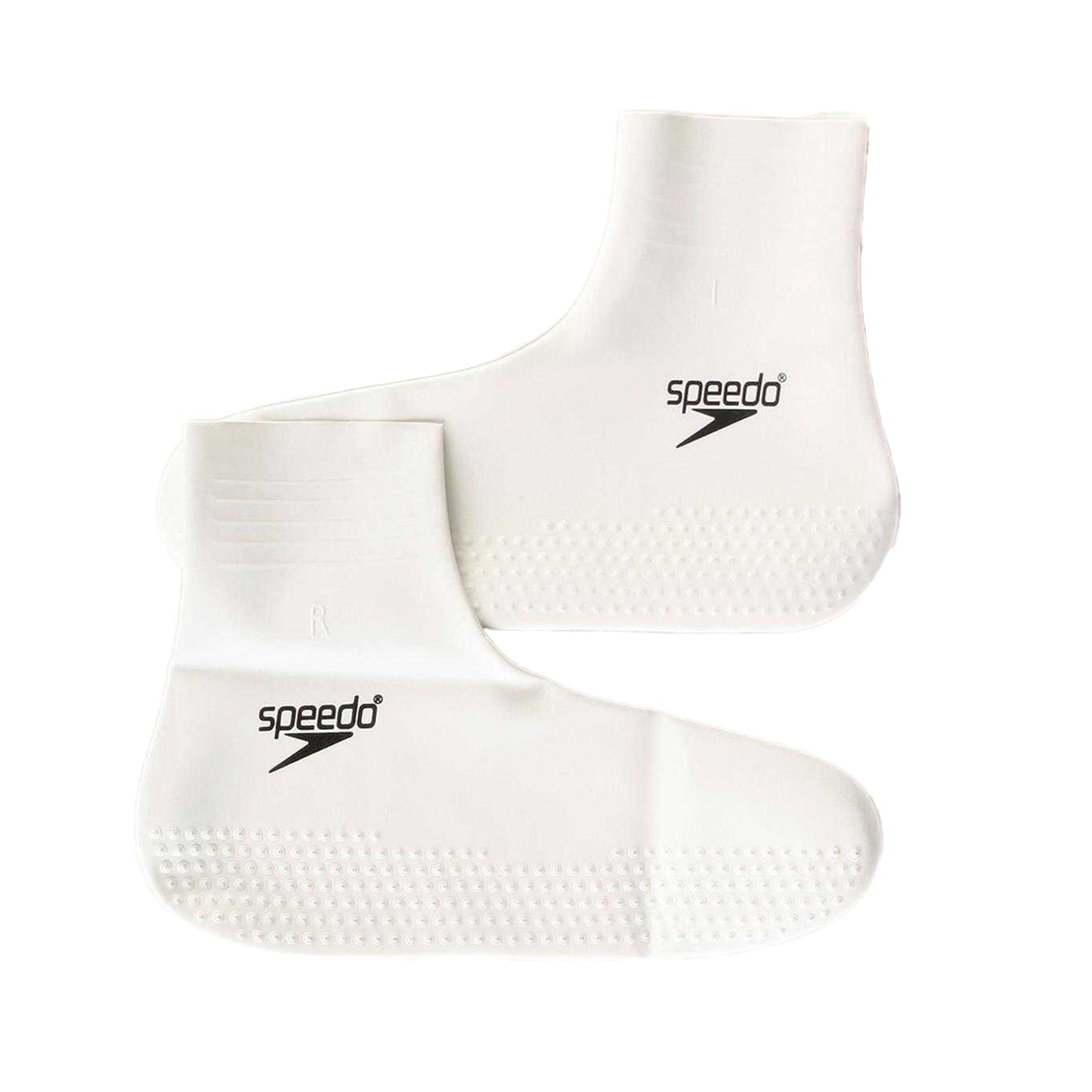 White - Back - Speedo Unisex Adult Latex Pool Socks