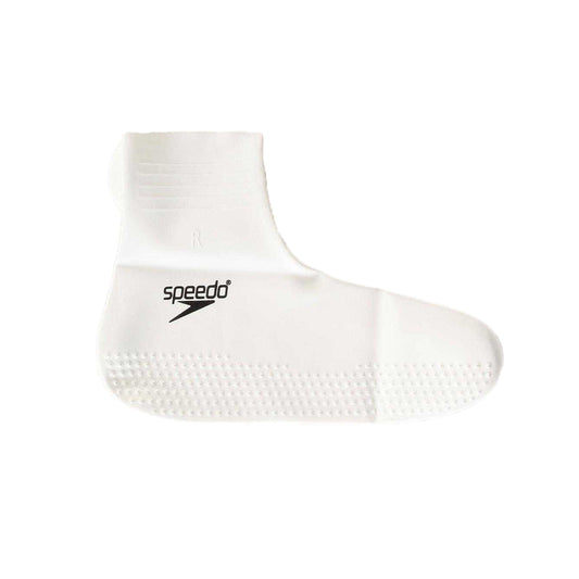 White - Front - Speedo Unisex Adult Latex Pool Socks