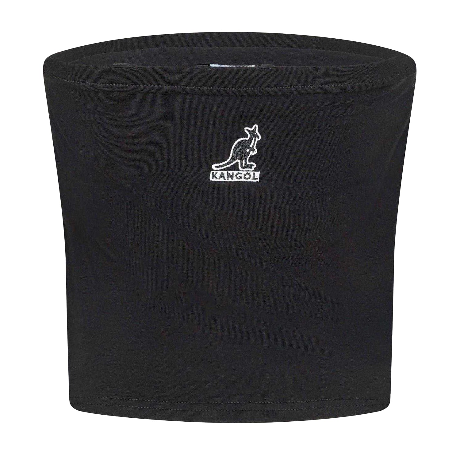 Black - Back - Kangol Womens-Ladies Diamante Bandeau Crop Top