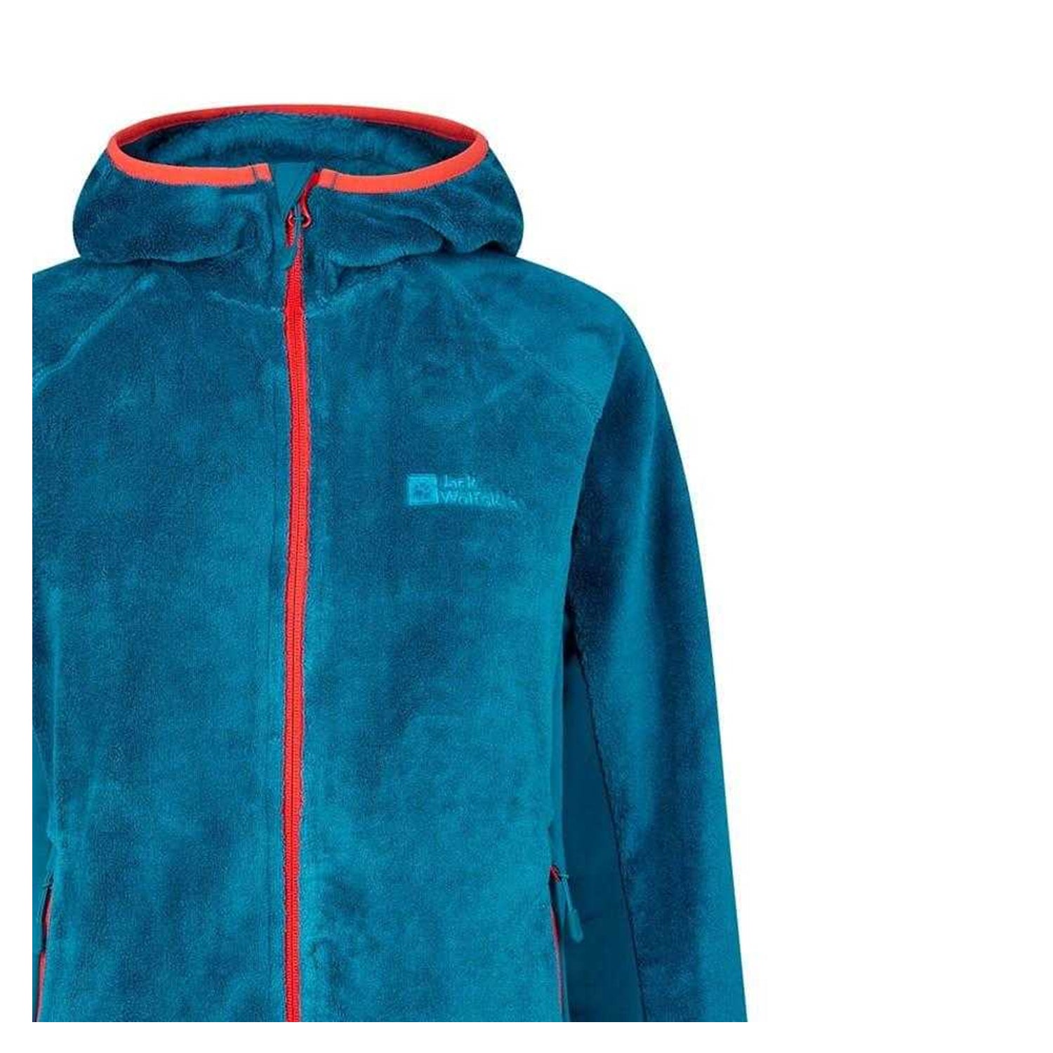 Blue - Side - Jack Wolfskin Womens-Ladies Rotwand Hoodie