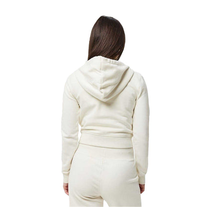 Vintage White - Back - Jack Wills Womens-Ladies Full Zip Hoodie