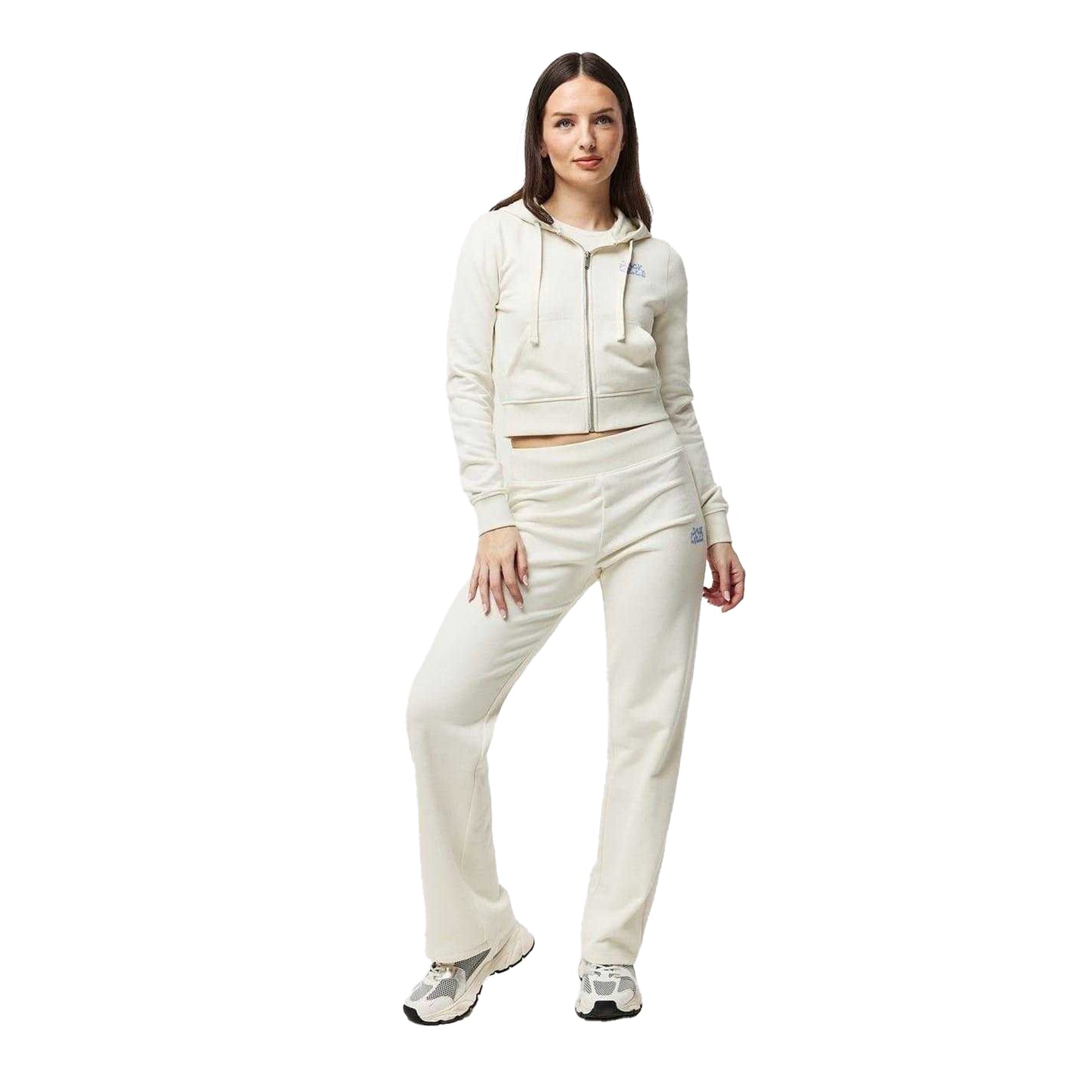 Vintage White - Pack Shot - Jack Wills Womens-Ladies Full Zip Hoodie