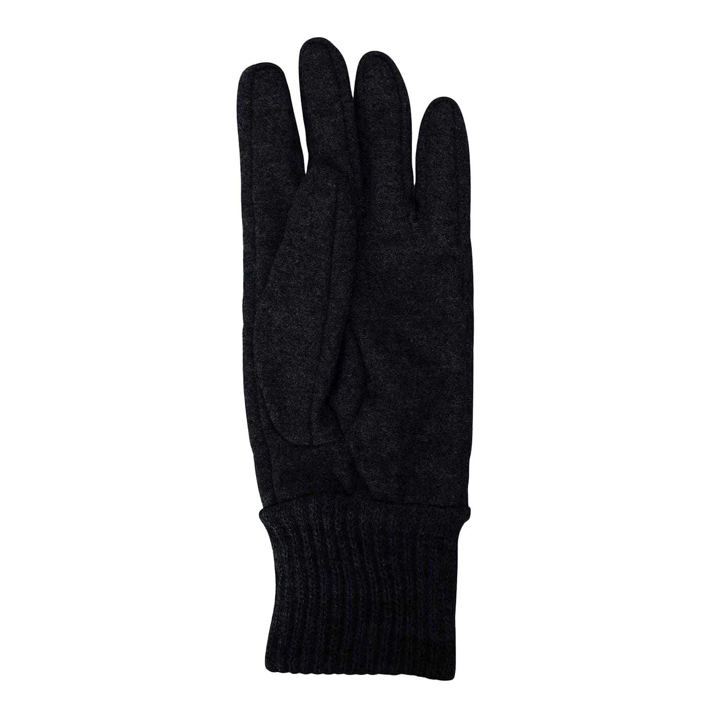 Black - Back - Boss Kalsper Wool Blend Gloves