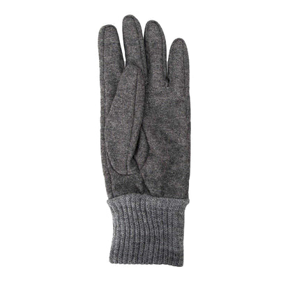 Grey - Back - Boss Kalsper Wool Blend Gloves