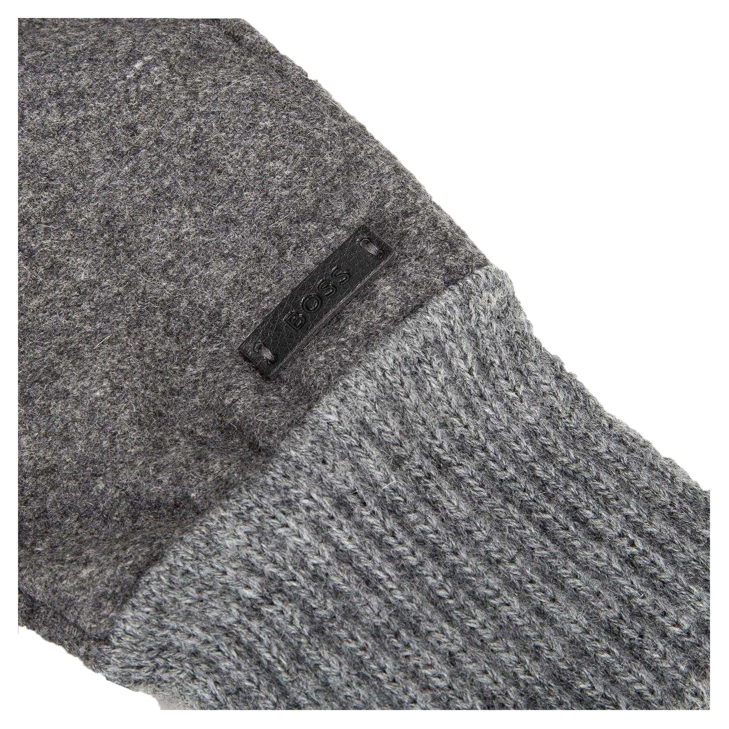 Grey - Side - Boss Kalsper Wool Blend Gloves