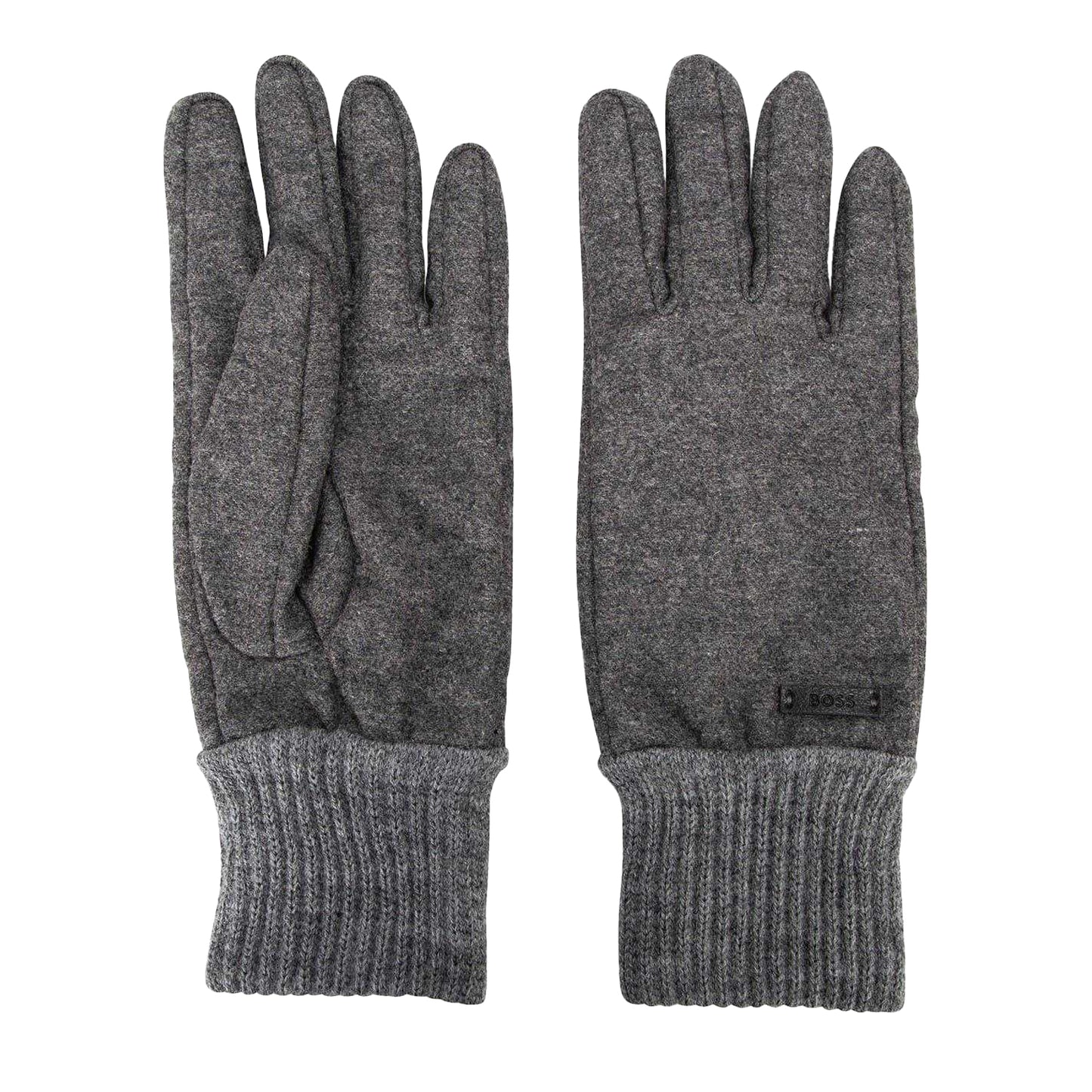 Grey - Lifestyle - Boss Kalsper Wool Blend Gloves