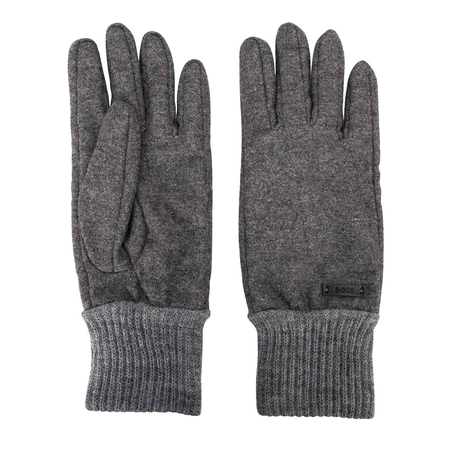 Grey - Lifestyle - Boss Kalsper Wool Blend Gloves
