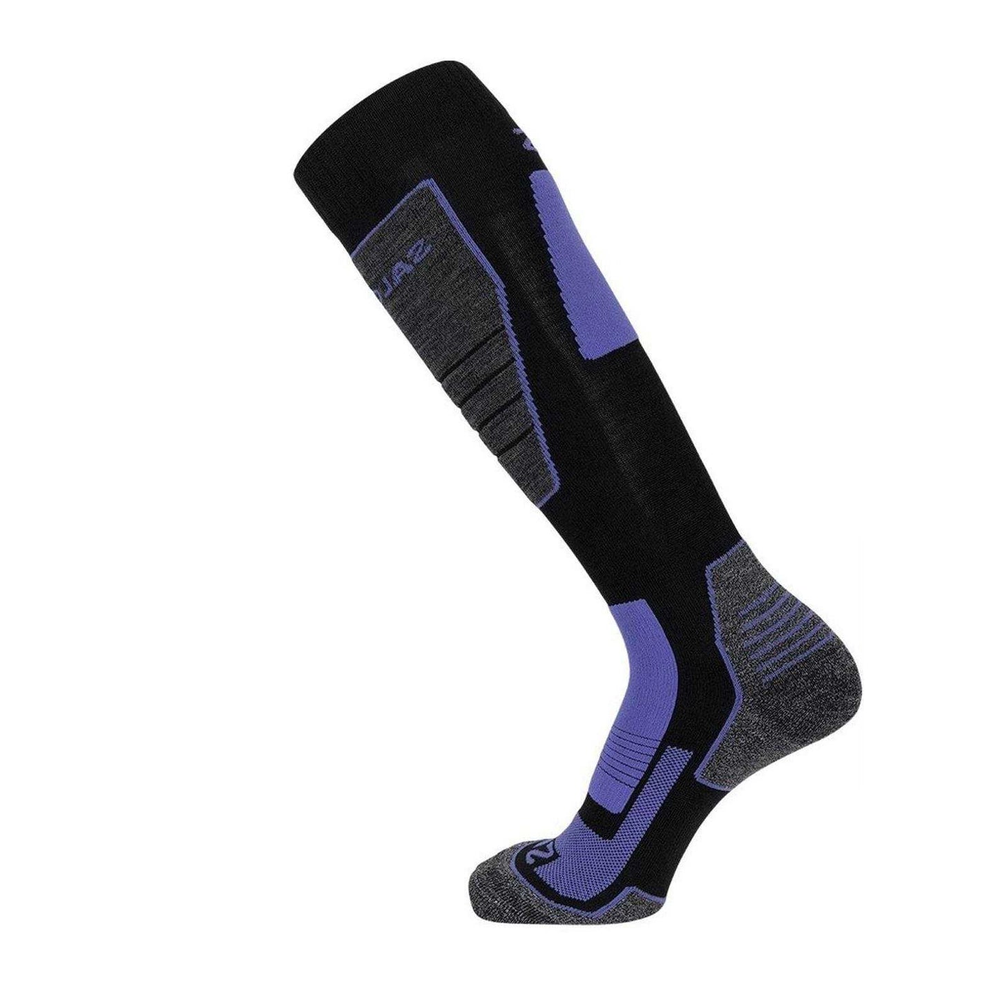 Black - Back - Salomon Womens-Ladies Pro Logo Wool Ski Socks