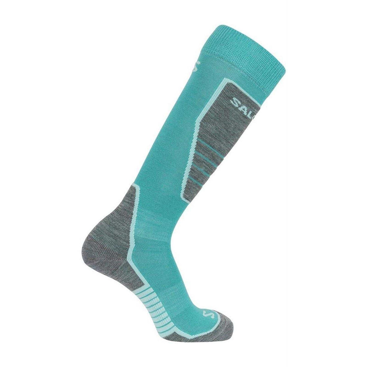 Blue - Back - Salomon Womens-Ladies Cushioned Wool Ski Socks (Pack of 2)