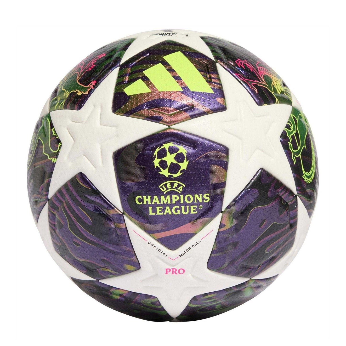 Purple-White - Front - UEFA Champions League Holographic Match Football