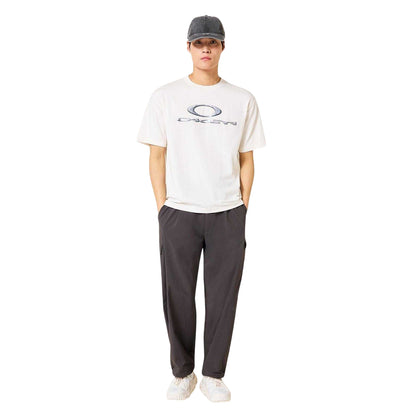 Ceramic-White - Side - Oakley Mens New Retro Logo T-Shirt