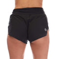 Black - Back - Skins Womens-Ladies Series-3 Running Shorts