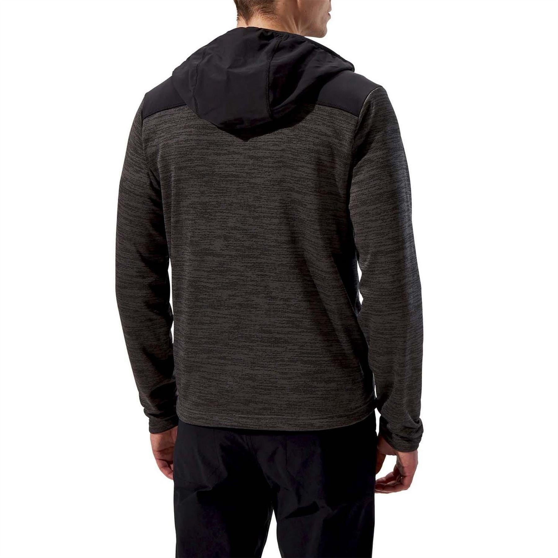 Grey-Black - Side - Berghaus Mens Thraskii Hooded Jacket