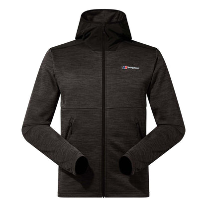 Grey-Black - Front - Berghaus Mens Thraskii Hooded Jacket
