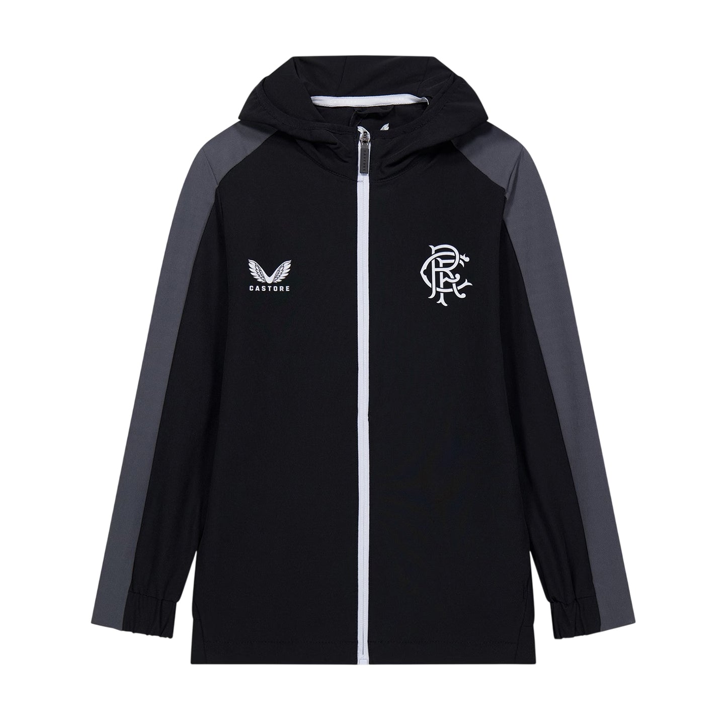 Black - Front - Castore Mens Rangers FC Track Jacket