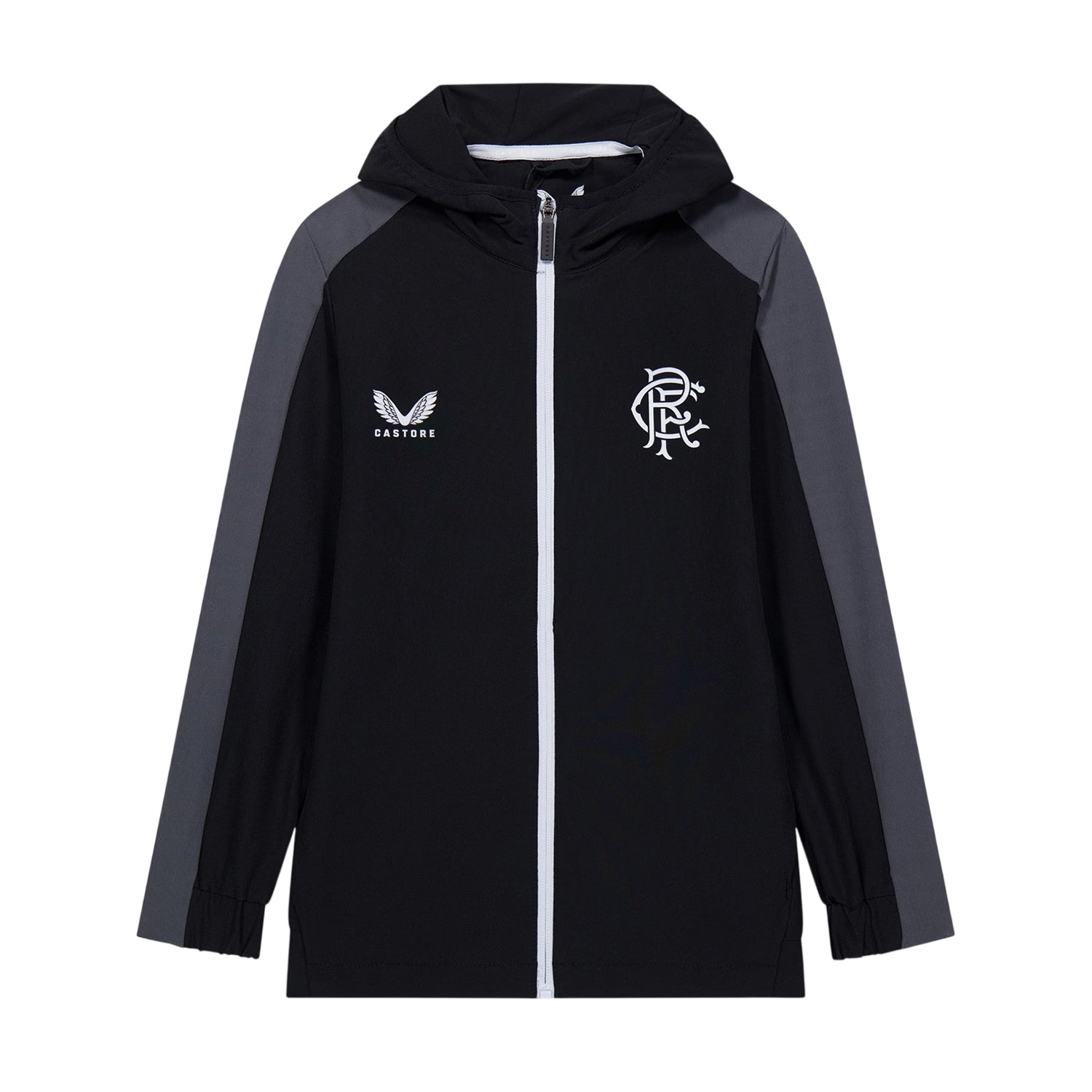 Black - Front - Castore Mens Rangers FC Track Jacket