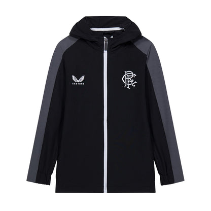 Black - Front - Castore Mens Rangers FC Track Jacket