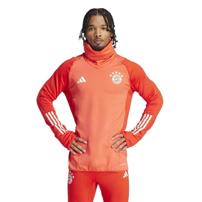 Red-Bright Red - Side - Adidas Mens Tiro 23 Pro FC Bayern Munich Thermal Top