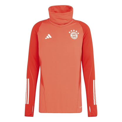 Red-Bright Red - Front - Adidas Mens Tiro 23 Pro FC Bayern Munich Thermal Top