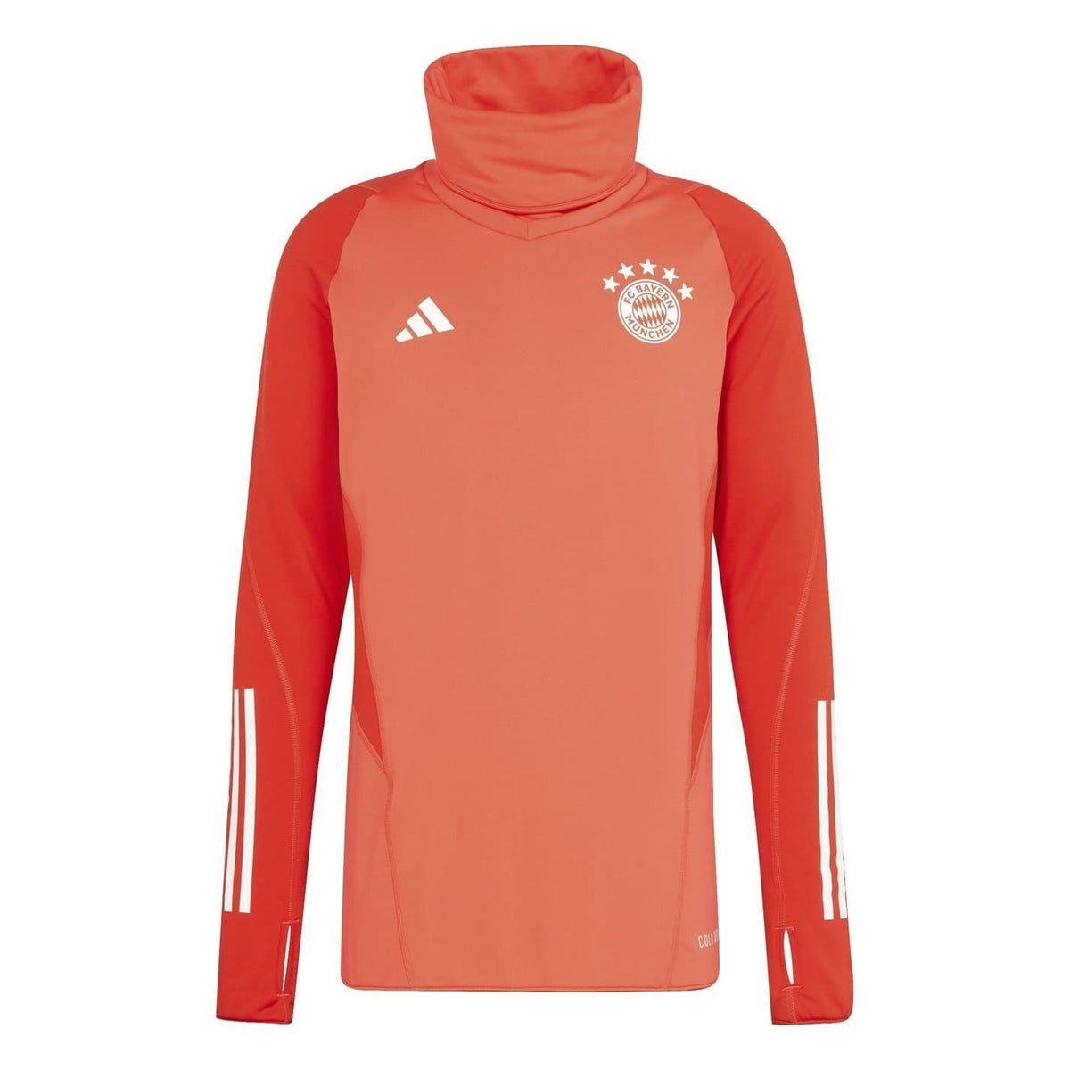 Red-Bright Red - Front - Adidas Mens Tiro 23 Pro FC Bayern Munich Thermal Top