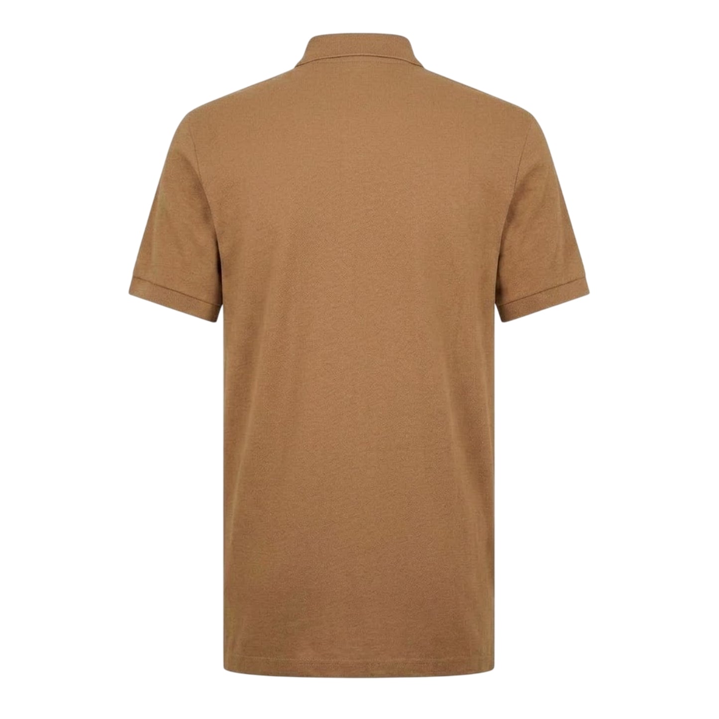 Dark Beige - Back - Boss Mens Pallas Embroidered Logo Cotton Polo Shirt